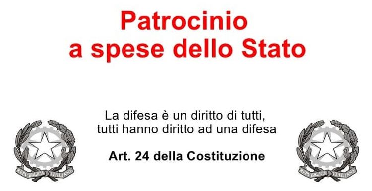 Il Patrocinio a Spese dello Stato (cd gratuito patrocinio) per l’avvocato